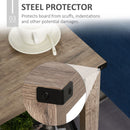 Two-Tier Elegant Side Table in Oak Brown by Lavishway | Side Tables-42586