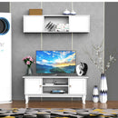 Modern Eco friendly Wooden TV Unit in White by Lavishway | TV Units Cabinets-39215