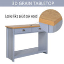 Retro Style 2 Drawer Console Table by Lavishway | Hallway Console Table-45035