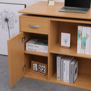 Adjustable Office Desk in Brown by Lavishway | Desks-43304