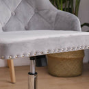 Adjustable Swivel Velvet Chair by Lavishway | Velvet Chairs-39305