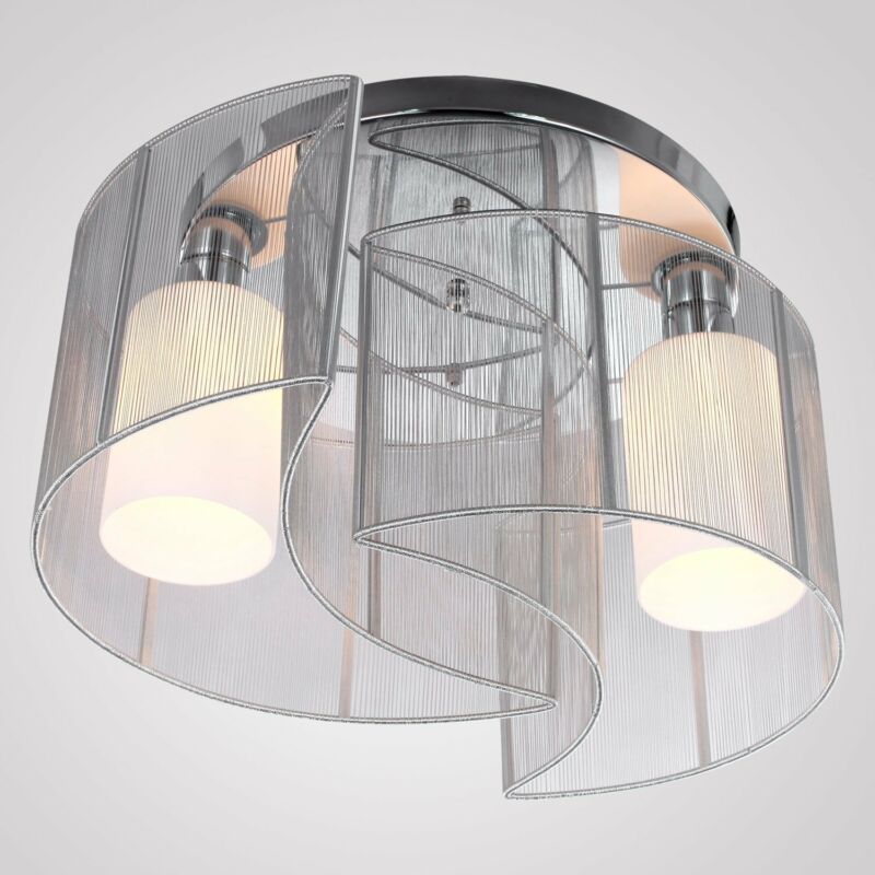 Modern Ceiling Flush Lampshade Chandelier by Lavishway | Chandeliers-42434