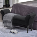 Modern Black Fabric Bed Side Bench by Lavishway | Benches & Storage Benches-38678