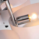 Acrylic 3 Lights Chrome Finish Ceiling Lamp by Lavishway | Pendant Lighting-42393