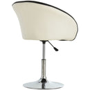 Set of 2 Black Faux Leather Tub Bar Stool by Lavishway | Bar Stools-43759