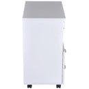 Wooden Storage Cupboard in White by Lavishway | Cupboards & Cabinets-42804