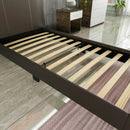 Modern Padded Headboard Faux Leather Bed by Lavishway | Leather/Faux Beds-41547