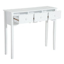 3 Drawer Dressing Console Table by Lavishway | Hallway Console Table-42825