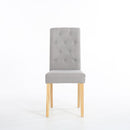 Deluxe Comfy Fabric Dining Chair Set of 2 by Lavishway | Dining Chairs-41535