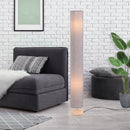 Tall Grey Fabric Shade Floor Lamp by Lavishway | Floor Lamps-42406