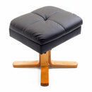 Recliner Brown Footrest Armchair by Lavishway | Recliner Armchairs-39229