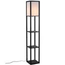 Modern 4-Tier Open Shelf Floor Lamp by Lavishway | Floor Lamps-43971