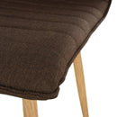 Upholstered Armless Dining Chair Set of 2 by Lavishway | Dining Chairs-43702