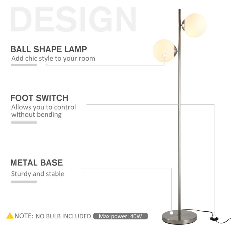 Metal Pole Modern Decorative Floor Lamp by Lavishway | Floor Lamps-44228
