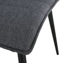 Modern Armless Dining Chair in Grey Set of 2 by Lavishway | Dining Chairs-42648