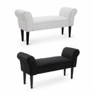 Modern Black Fabric Bed Side Bench by Lavishway | Benches & Storage Benches-38680