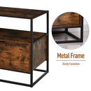 Industrial Style Retro Side Table with Drawer by Lavishway | Side Tables-42495