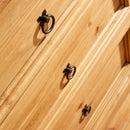 Waxed 6 Drawer Pine Wood Chest of Drawers by Lavishway | Chest Of Drawers-43407