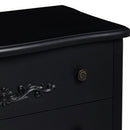 Antoinette Black 4 Drawer Chest by Lavishway | Chest Of Drawers-30842