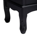 Antoinette Black 4 Drawer Chest by Lavishway | Chest Of Drawers-30844