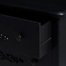 Antoinette Black 4 Drawer Chest by Lavishway | Chest Of Drawers-30843