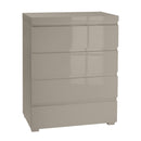 Puro Stone High Gloss 4 Drawer Chest by Lavishway | Chest Of Drawers-34144