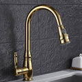 Modern Style Pull Out Sprayer Kitchen Tap by Lavishway | Kitchen Faucets-48764