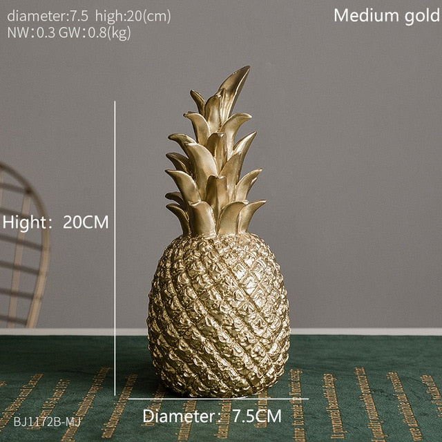 Creative Home Decor Resin Pineapple by Lavishway | Ornaments & Decoration-38417