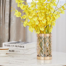 Metal Plating Golden Flower Vase by Lavishway | Vases-39886