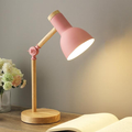 Nordic Wooden & Iron LED Desk Lamp by Lavishway | Table Lamps-39984