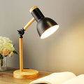Nordic Wooden & Iron LED Desk Lamp by Lavishway | Table Lamps-39983