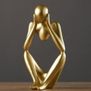 Antique Character Resin Model in Gold by Lavishway | Ornaments & Decoration-38440