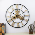 Rustic Gear Design Decorative Wall Clock by Lavishway | Wall Clocks-50688
