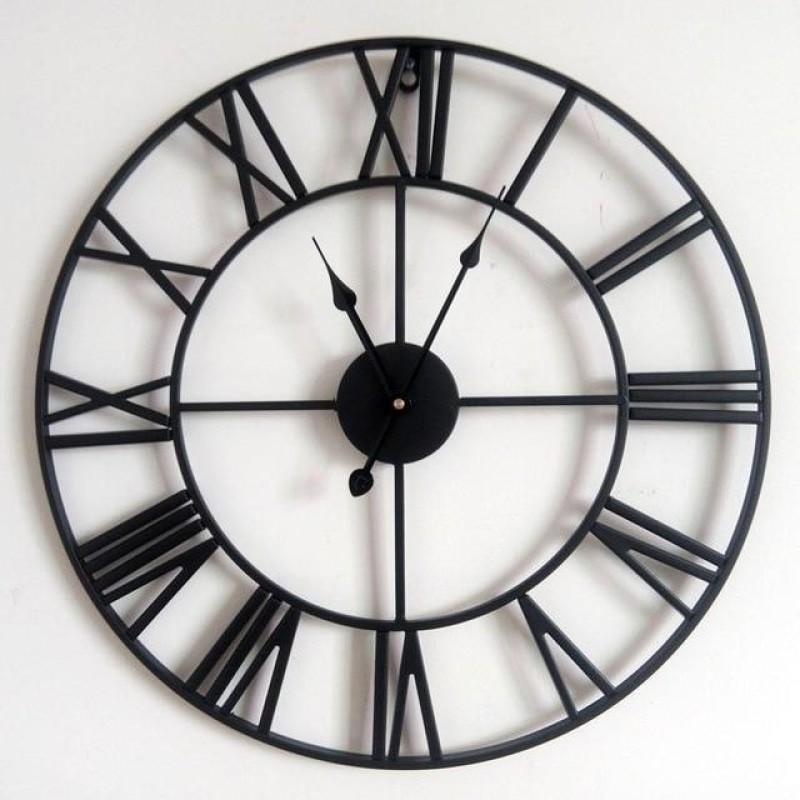 Retro Metal Art Hollow Modern Wall Clock by Lavishway | Wall Clocks-38405
