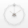 European Hexagonal Metal Wall Clock by Lavishway | Wall Clocks-50737
