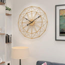 Nordic Decorative Wired Metal Wall Clock by Lavishway | Wall Clocks-50789