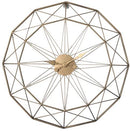 Nordic Decorative Wired Metal Wall Clock by Lavishway | Wall Clocks-50794