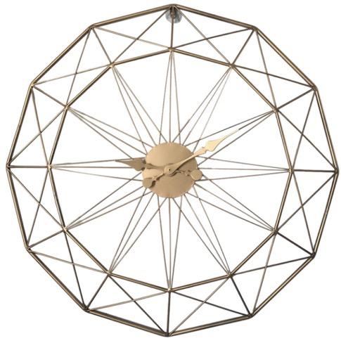 Nordic Decorative Wired Metal Wall Clock by Lavishway | Wall Clocks-50794