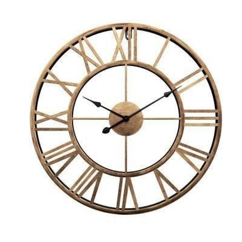 Retro Metal Art Hollow Modern Wall Clock by Lavishway | Wall Clocks-38402
