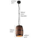 Modern Wine Barrel Ceiling Pendant Light by Lavishway | Pendant Lighting-50088
