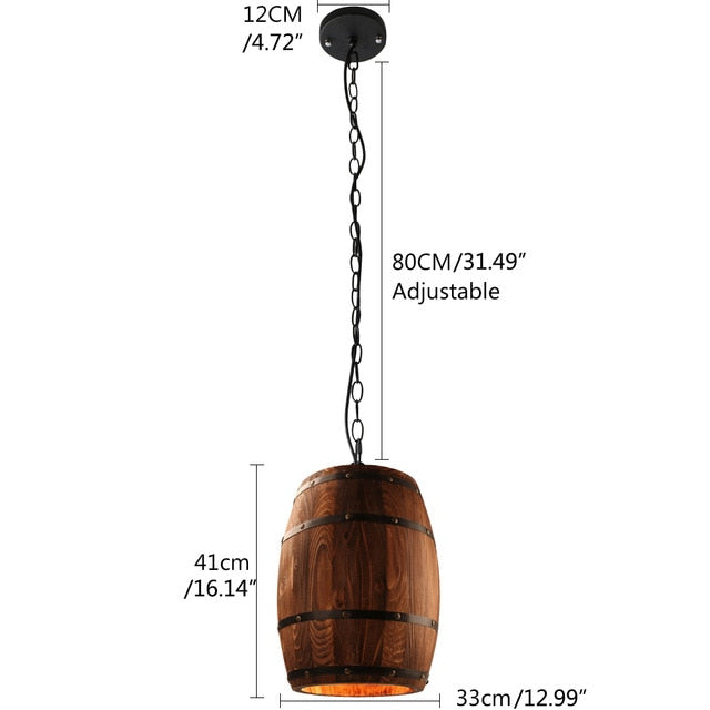 Modern Wine Barrel Ceiling Pendant Light by Lavishway | Pendant Lighting-50087