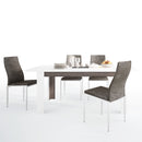 Chelsea Extendable Dining Table with 4 Chairs by Lavishway | Dining Table Set-30426