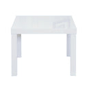 Puro White High Gloss End Table by Lavishway | Side Tables-34094