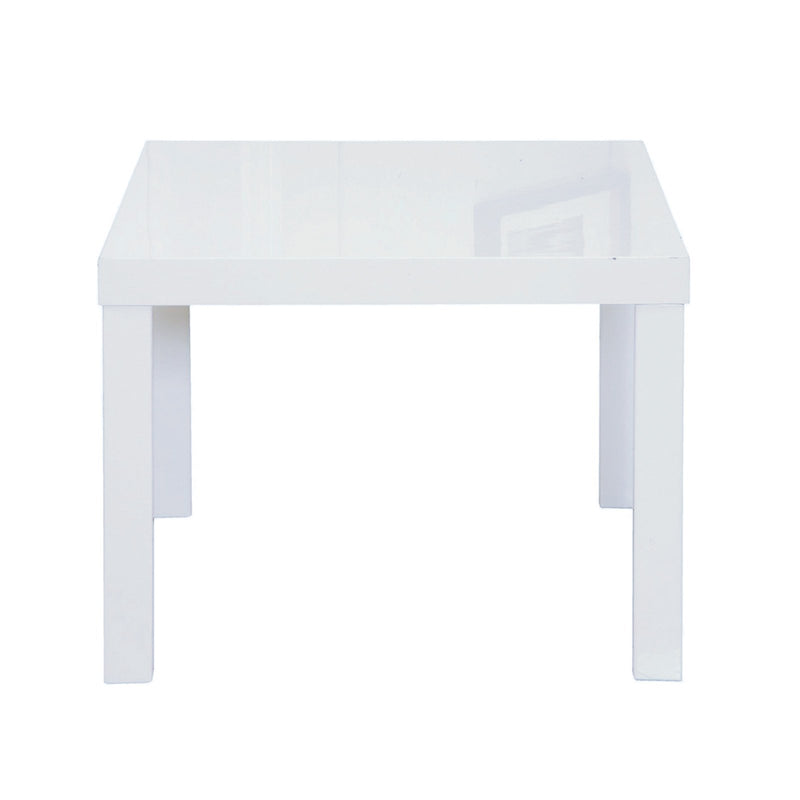 Puro White High Gloss End Table Lavishway UK