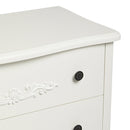 Antoinette White 4 Drawer Chest by Lavishway | Chest Of Drawers-30812