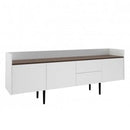 Unit 3 Doors Sideboard in White & Walnut by Lavishway | Sideboards-41372
